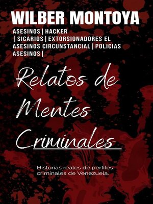 cover image of Relatos de mentes criminales